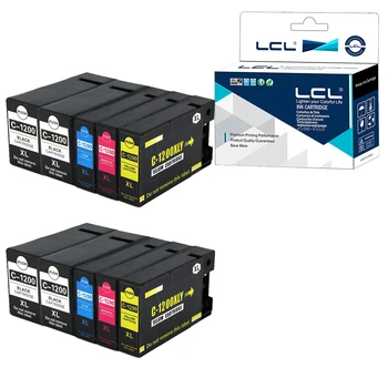

LCL PGI-1200 PGI-1200XL PGI-1200XLBK PGI1200 (10Pack) Ink Cartridge Compatible for Canon MAXIFY MB2020 MB2320 MB2020