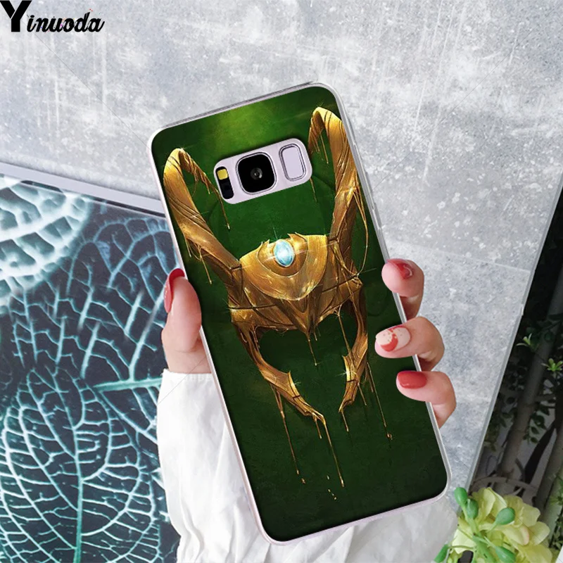 Yinuoda герой Marvel Локи пользовательские фото мягкий чехол для телефона для samsung S9 S9 плюс S10 S6 S6edge S10plus S7 S7edge S8 S8plus