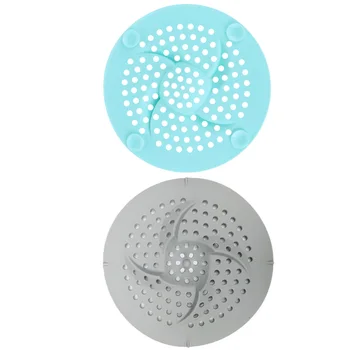 

2Pcs Sink Floor Drain Cover High Quality Durable Silicone Sink Hair Filter Sink Filter Floor Drain Cover for Kitchen