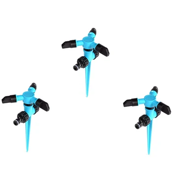 

Grass Watering Sprinkler,360 Degree Rotating Lawn Sprinkler Weighted Gardening Watering System(3-Pack)