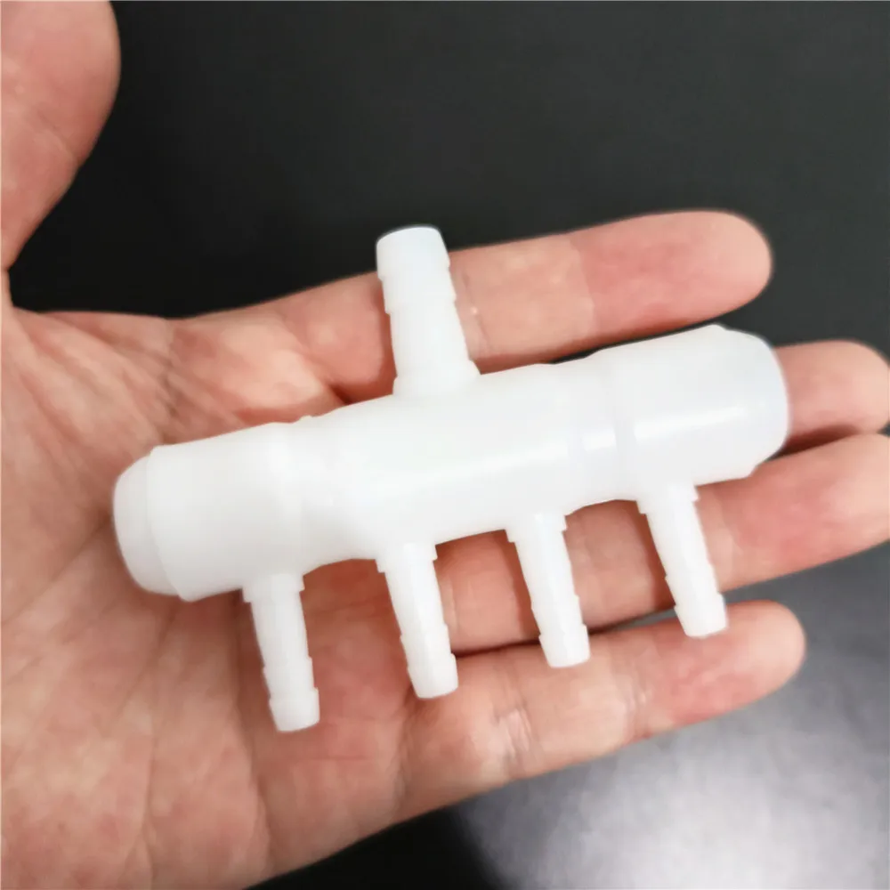 PE Plastic Aquarium Fish Tank Pipe Tube Diverter Connector Oxygen Air Pump Hose Splitter