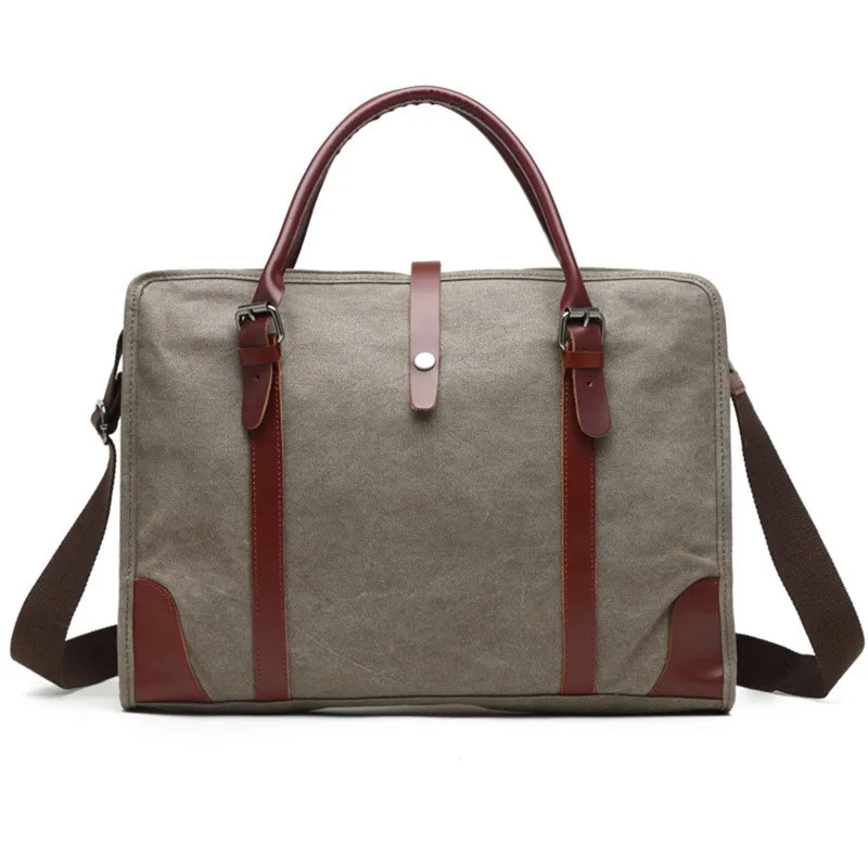 Messenger Laptop Bag Briefcase Bag 15.6 Inch Laptop Messenger Bag Business Office Computer Briefcase For Men Vintage