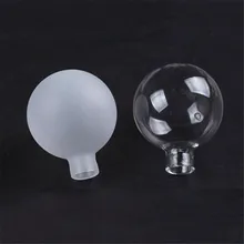G4 Globe D5cm Frost Clear Glass Shade Replacement for G4 Socket, G4 Small ball glass lampshade cover for branch tree chandelier
