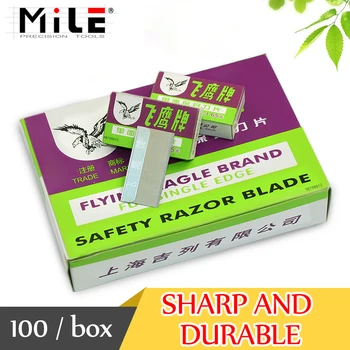 

100PCS/BOX Flying Eagle Brand Safety Razor Blade for OCA Adhesive Sticker Removing Cleaning LCD Repair Tool