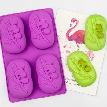 

Silicone Mould 4 Even Olive Tree Handmade Soap Mold Silicone Cake Mold Chocolate Mold
