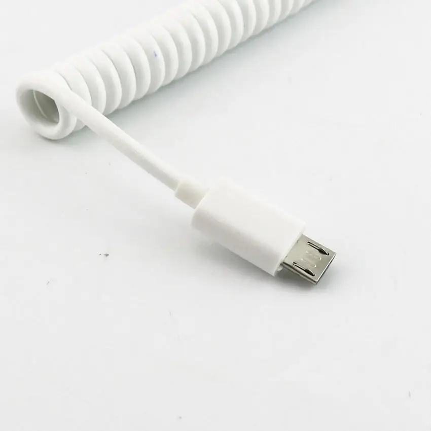 2 шт. Кабель адаптер Micro USB B 5 Pin к штекер спиральный 3 фута|Кабели передачи данных| |