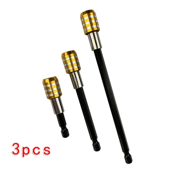 

Magnetic Extension Bit Holder Fastening Quickly Release Hex Shank Nut Driver Screw Head Hand Screwdriver