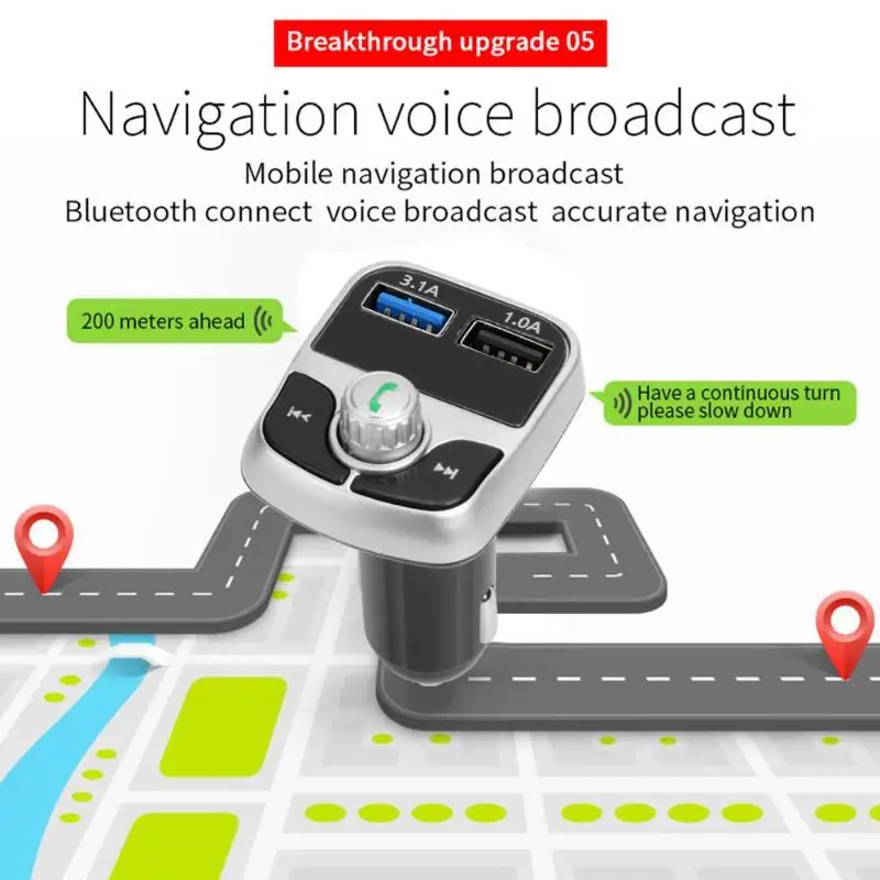 G17 беспроводной Bluetooth Hands-free fm-передатчик двойной USB зарядное устройство автомобильный комплект
