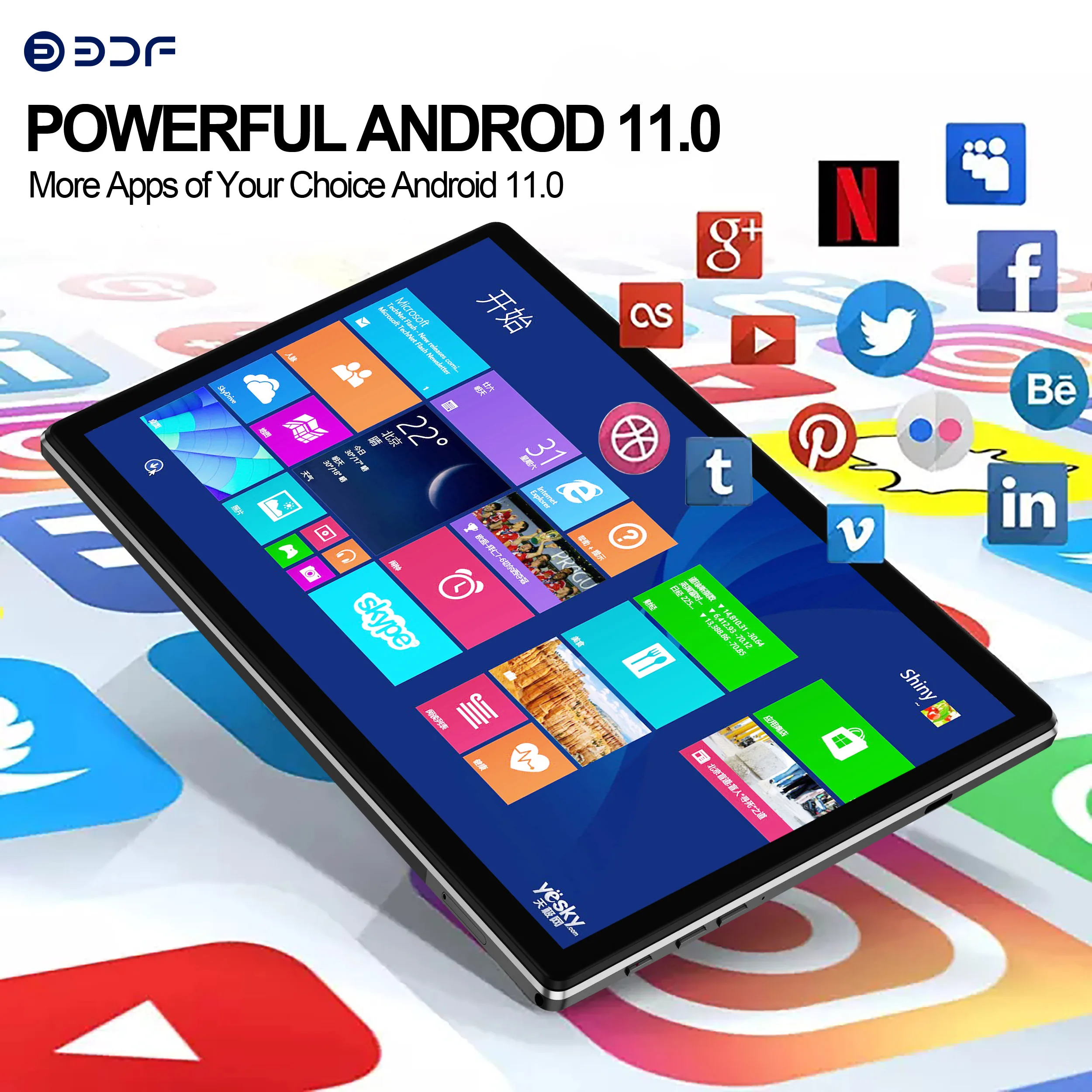 10.1-Inch Android 11.0 Tablet with Octa-Core, 8GB RAM, 256GB ROM, Dual Phone Calls, 4G Network Connectivity Description Image.This Product Can Be Found With The Tag Names Computer Office, Tablet, Tablets