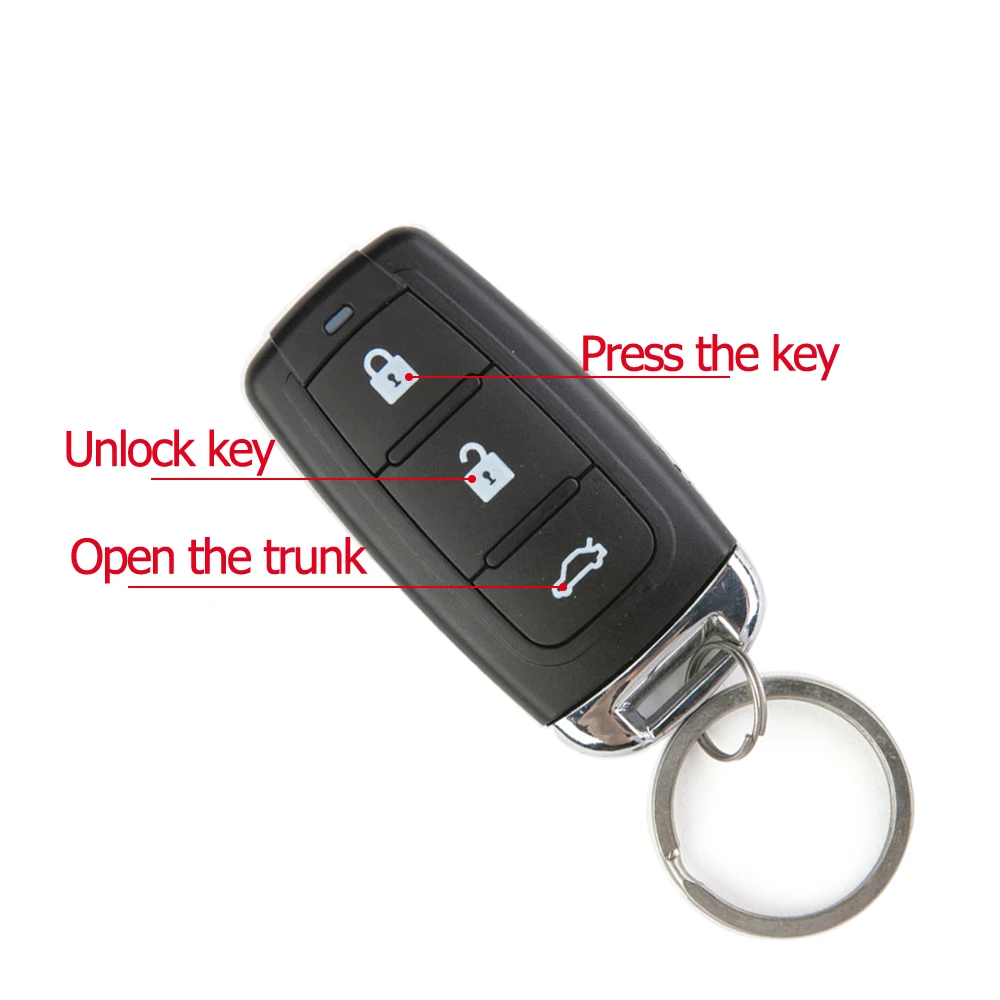 Car Remote Central Door Lock Keyless System Central Locking with Remote Control Car Alarm Systems Auto Remote Central Kit