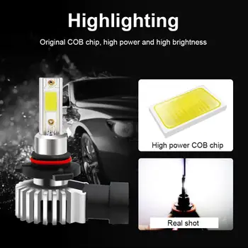 

1pc 9005 9006 9012 H1 H11 Car LED Headlight Bulb Kit 100W 26000LM High Power LED Light Bulb 6000K White LED Car lights