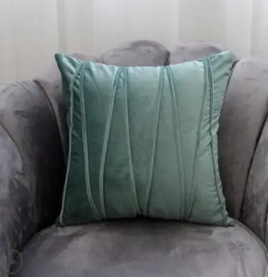 A Solid color super soft High grade Pillow Cover Home Decorate Pillow Case Office Sofa Cushion Cover - Цвет: A