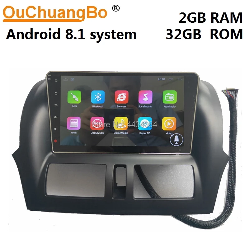 

Ouchuangbo 10.1 inch touch screen car audio video gps radio for FAW Besturn X80 support 4 core 2+32 1080P USB android 8.1 OS