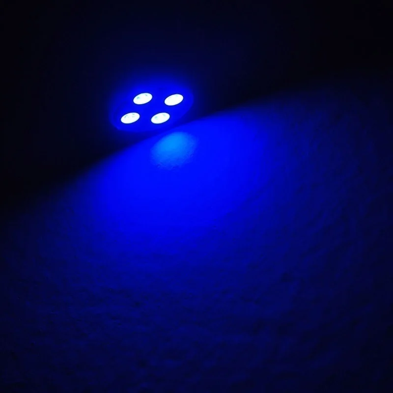 5 шт. T10 W5W 194 3528 1210 4SMD светодиодный клин приборной панели Калибр кластера инструмент Панель синий светильник лампы