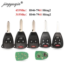 433Mhz ID46 Remoto Chave para Dodge JEEP Commander Compass Grand Cherokee Liberdade Wrangler Patriot Chrysler Chave Transmissor Entrada