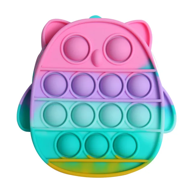 New Popit Mini Money Wallet Fingertip Toys Push Bubble Popite Pendant Bag Hot Sale Adult Decompression Toys Children Anti-Stress caotouying 03