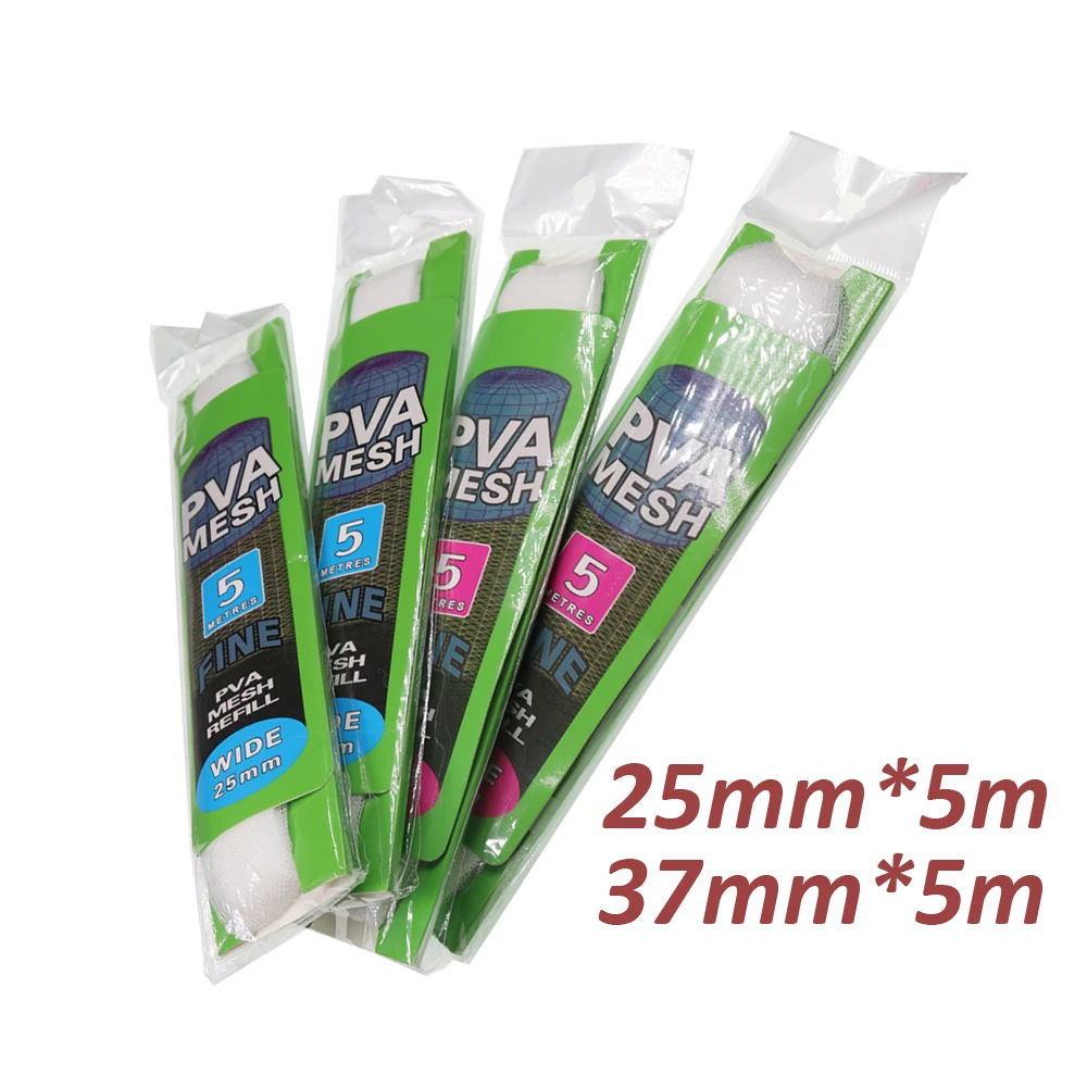Carp Fishing PVA Bags PVA Mesh String Fast Dissolving Non Residue Carp Bait Throwing Bag Fishing Tackle