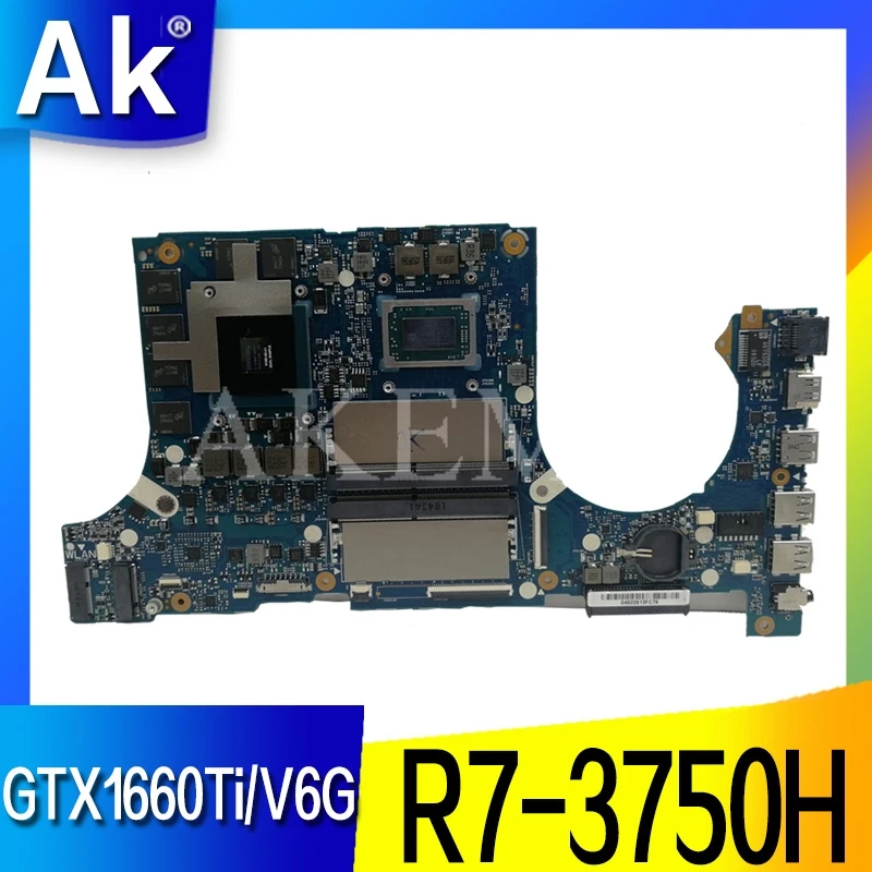 Akemy FX505DU материнская плата для ASUS TUF Gaming FX505D FX505DT FX505DD 15,6 дюймов материнская плата R7-3750H GTX 1660Ti/V6G