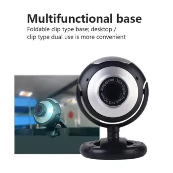 

USB Webcam Camera with Mic Night Vision Web Cam For PC Laptop Web Camera PC Webcam Video Calling Computer Camera