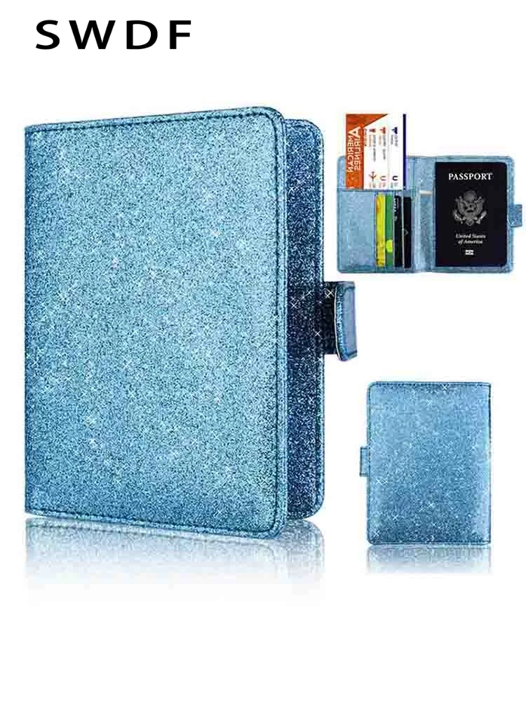 

2019 RFID Card Holders Unisex Travel Wallet Multi-Function Credit Pass Air Tickets Package Passport Woman Cover Kaart Pakket