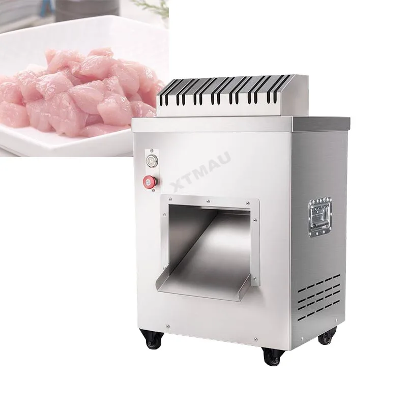 

Commercial Automatic Electric Chicken Fillet Breast Fresh Pork Beef Meat Slice Slicer Slicing Cutter Cutting Machine