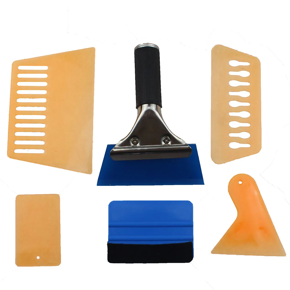 

6PCS/set Car Window Tint Wrapping Vinyl Tools 3M Squeegee Scraper For all car models
