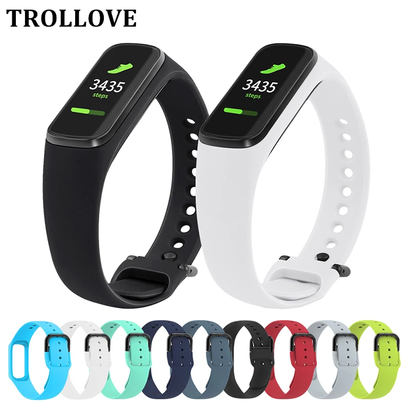 Смарт-часы ремешок для samsung Galaxy Fit-e R375 силиконовый ремешок регулируемый браслет спортивный сменный ремешок