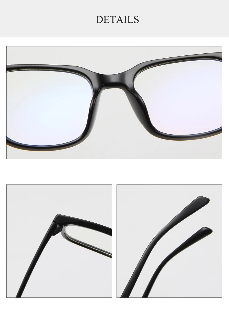Мужские и wo мужские коробки модные рисовые ногти удобные очки простые ретро декоративные плоские зеркала могут быть оснащены рамками для близорукости