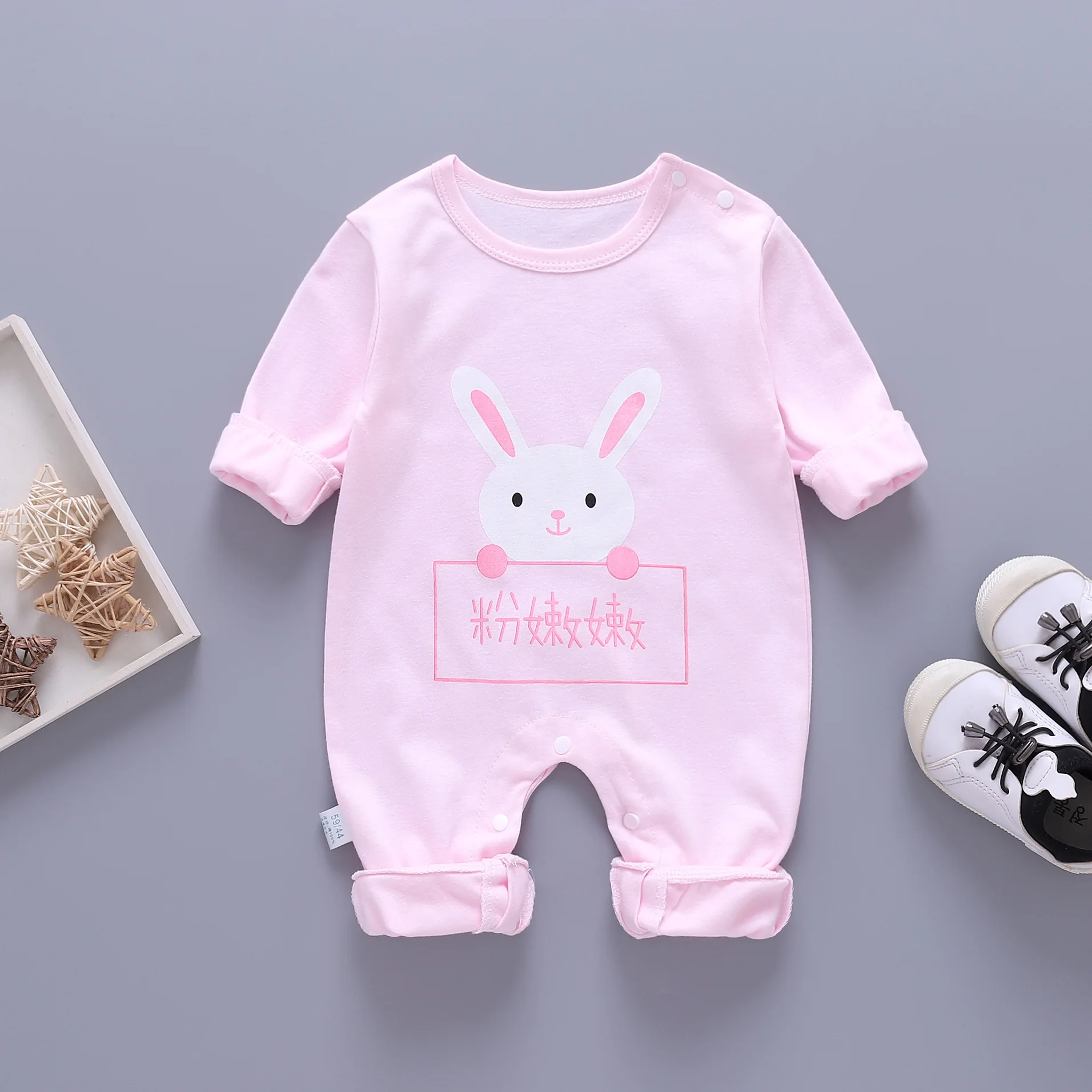 pink rabbit baby clothes