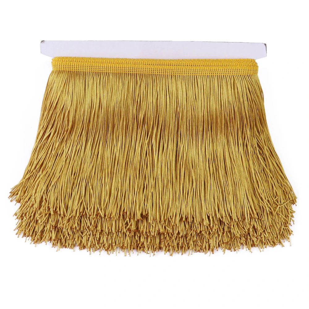 

10 Meters Gold Tassel Trim Fringe Polyester 10/15/20/30cm Lace Ribbon for Curtain Dress Decoration Sewing Lace Trims