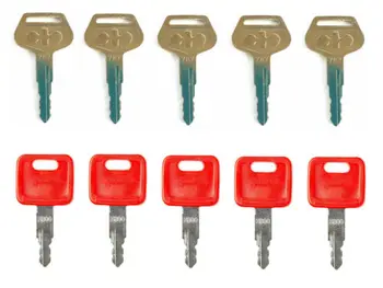 

10 key For Master Hitachi John deere new holland H800 For Komatsu Excavators Graders Dozers Rollers Skidsteers Backhoes