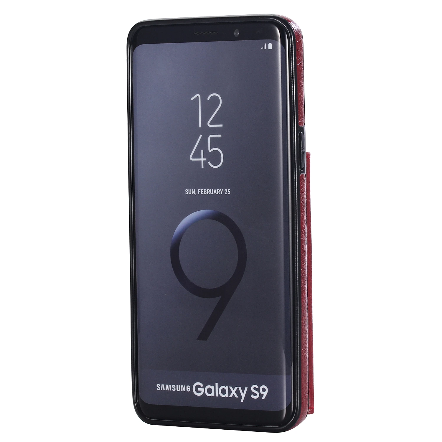 Чехол для телефона samsung Galaxy S9, футляр для телефона с магнитом, чехол-кошелек, чехол сo шнуром для samsung S7 S8 S10 Plus, задняя часть корпуса, кронштейн