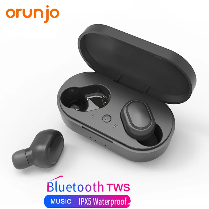 Orunjo M1 TWS Bluetooth наушники IPX6 Водонепроницаемый V5.0 беспроводная гарнитура с