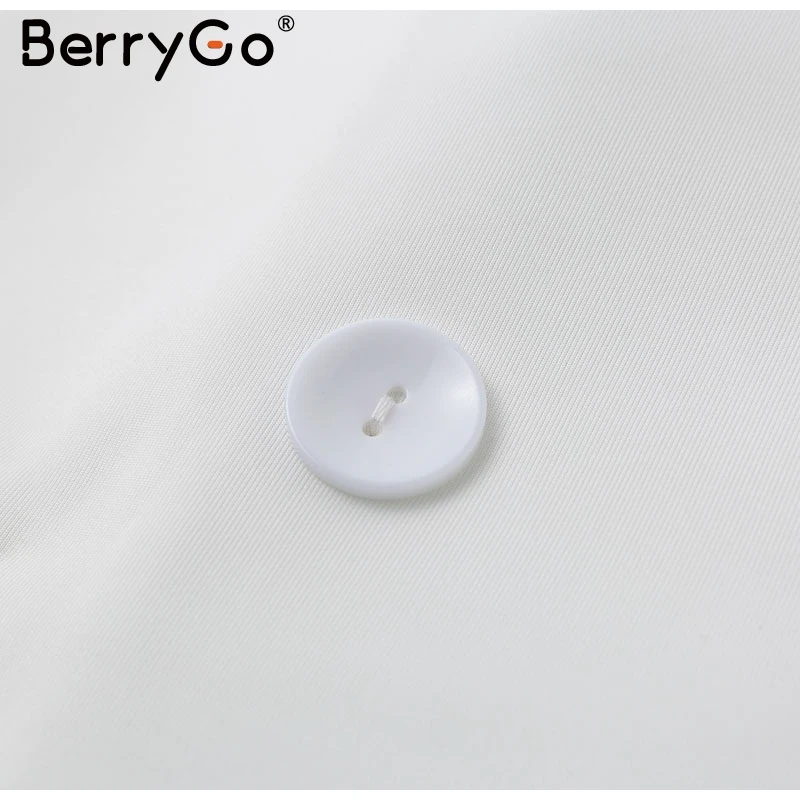 BerryGo элегантное платье-блейзер с длинным рукавом, женское однотонное офисное платье с отворотом, сексуальная мягкая рабочая одежда, осенние женские платья для вечеринок