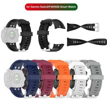 

New Replacement Watch Band Soft Breathable Adjustable Silicone Wrist Strap 20MM For Garmin Swim2/F45/f45S Smart Watch