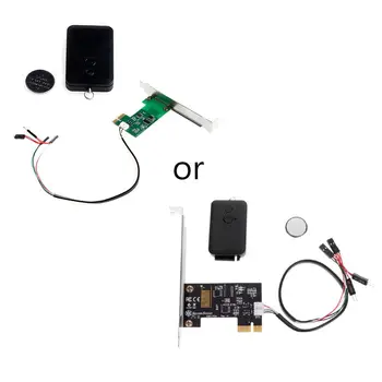 

Mini PCI-e Desktop PC Remote Controller 20m Wireless Restart Switch Turn On/OFF