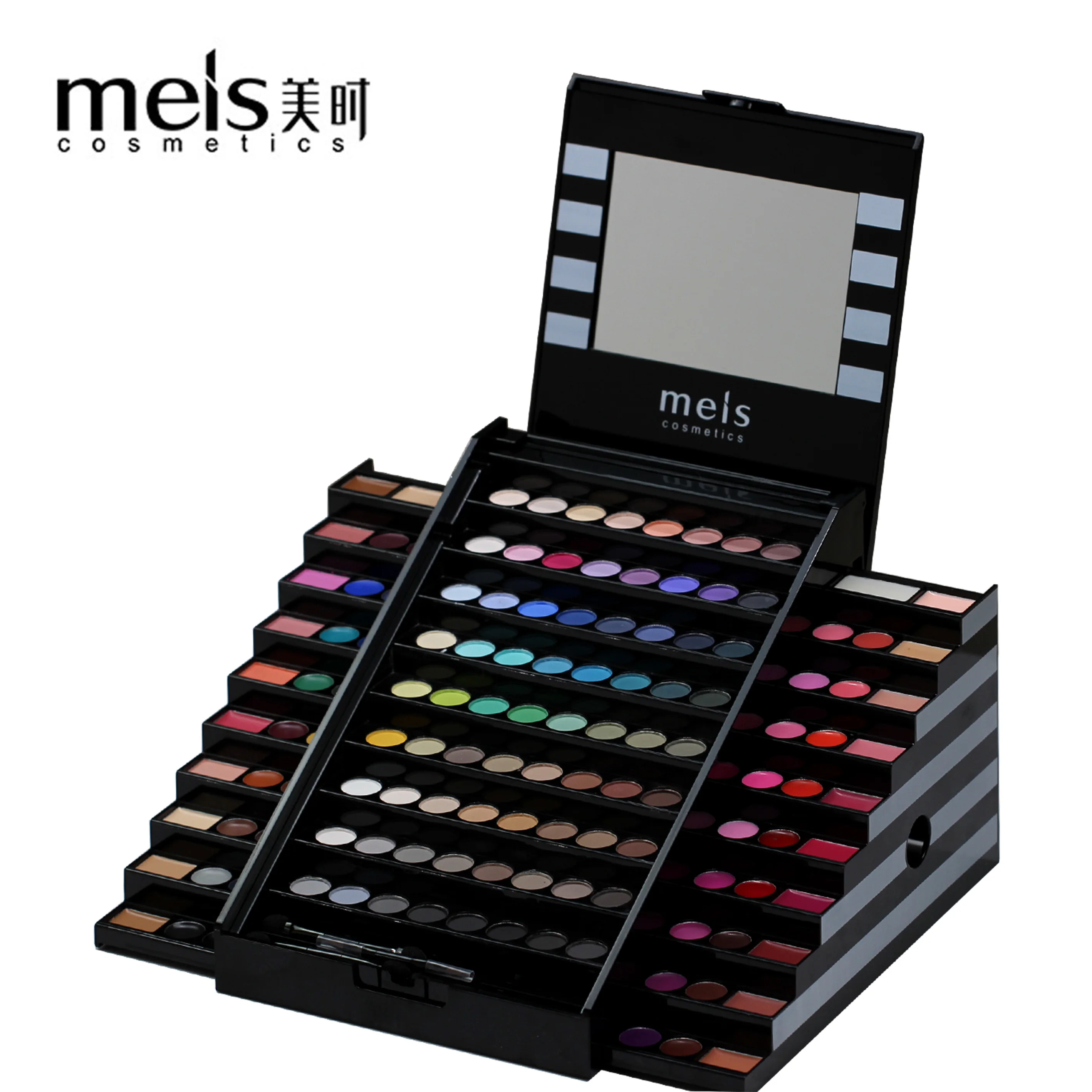 New MEIS Brand Makeup Set 130 Colors Professional Matte Eye shadow Concealer Make up Palette Lip Glass Blusher | Красота и здоровье