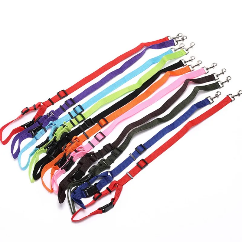 New Dog Seat Belts Pet Car Headrest Restraint Adjustable Safety Leads Vehicle Seatbelt Harness | Дом и сад