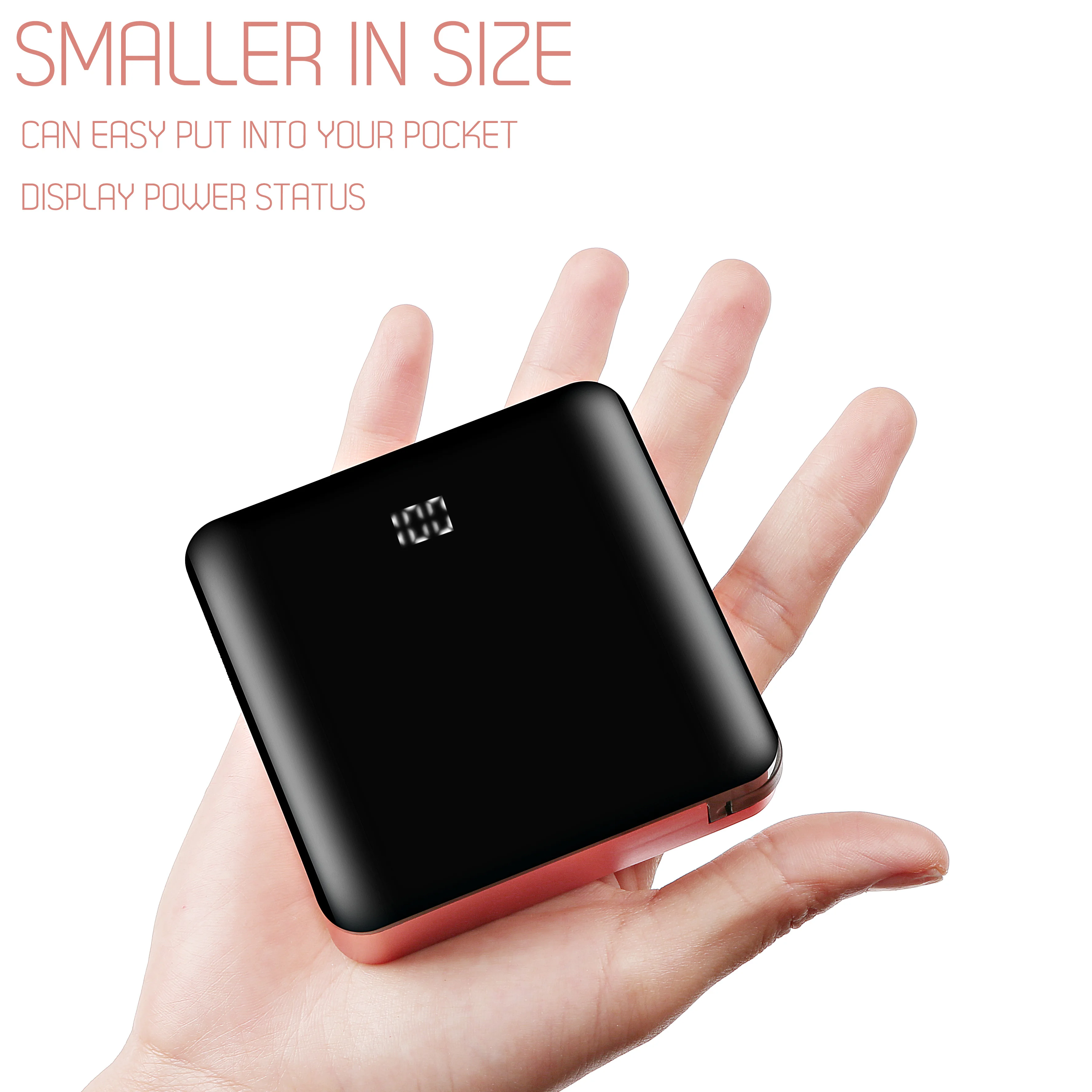 NATTHSWE Мощность банка для xiaomi mi iPhone mi ni аккумулятор 10000 мАч светодиодный Дисплей Мощность Bank внешняя Батарея повербанк для быстрой зарядки