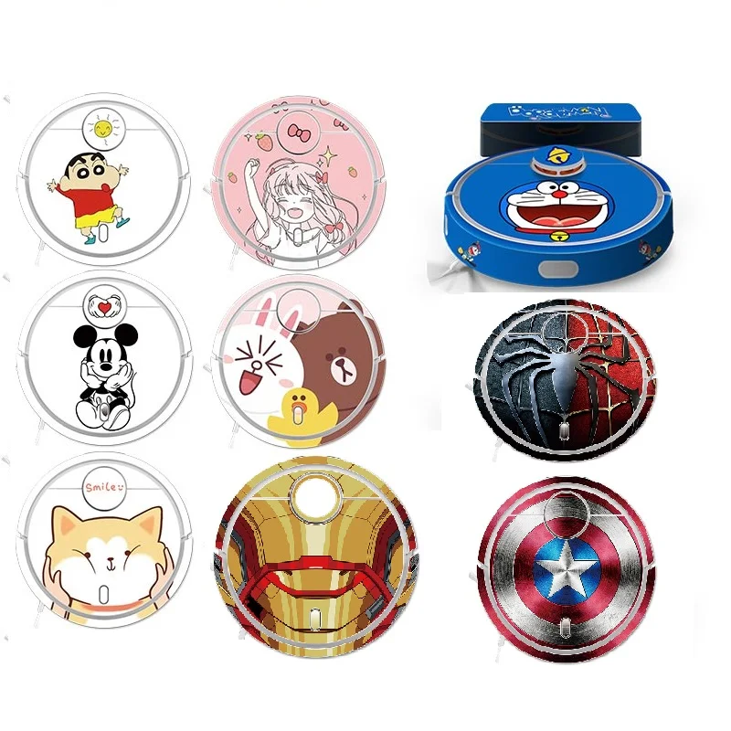 

2019 New Cute Sticker for XIAOMI MIJIA Robot Vacuum Cleaner Beautifying Protective Film Sticker paper cleaner parts