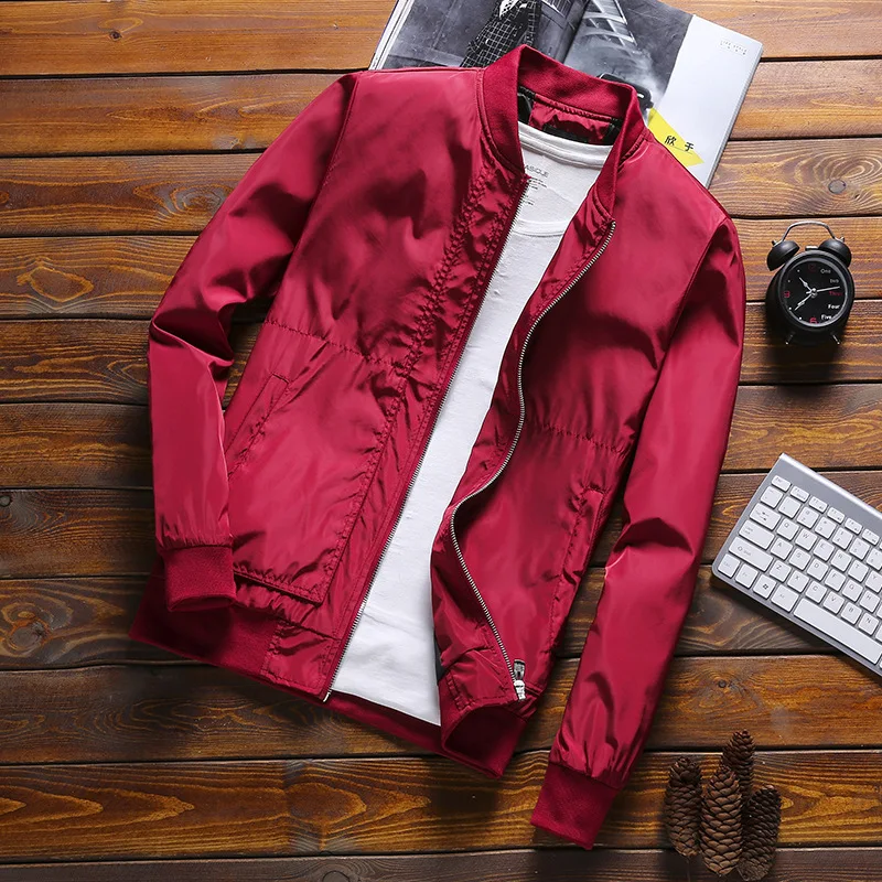 

-MEN'S Outerwear Jacket 2019 Spring And Autumn New Style Korean-style Slim Fit Trend Quality Men'S Wear