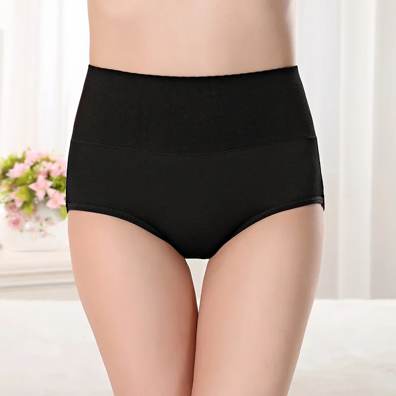 The new Women's  Panties Waist Abdomen Sewing Menstruation Physiological Widened Prevent Side leakage Underpants high waisted seamless thong Panties