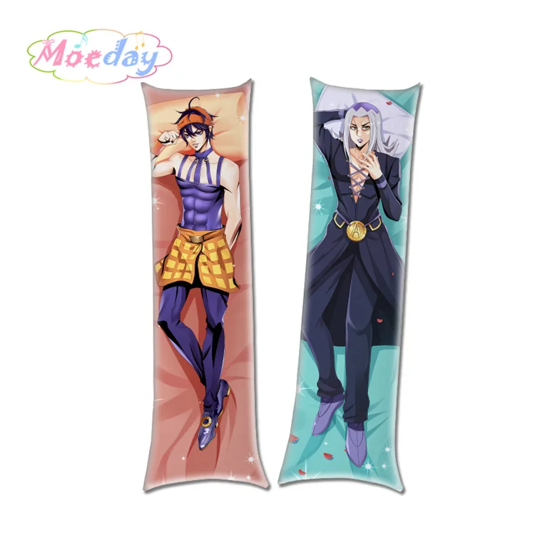 JOJO невероятное приключение Золотой ветер Giorno Bruno Гвидо Narancia Сьерра-Леоне паннакотта JOJO Наволочки - Цвет: Тёмно-синий