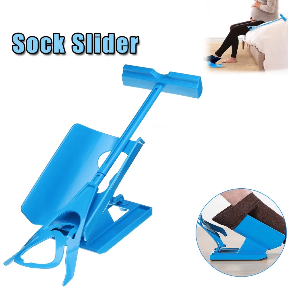 Sock-Slider-Easy-on-off-Sock-Aid-Kit-Shoe-Horn-Pain-Free-No-Bending-Shoe-Horn