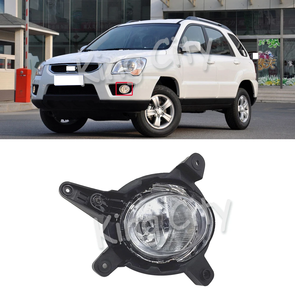 CAPQX для Kia Sportage 2009-2012 переднего бампера Туман светильник дневные ходовые светильник LED DRL лампы дальнего света светильник тумана светильник светодиодный светильник тумана 92202-03000-F