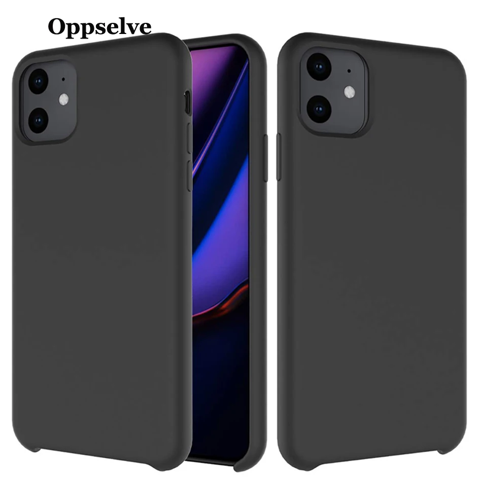Тонкий мягкий чехол для iPhone 11 Pro Max, жидкий силиконовый чехол, карамельный цвет, Coque Capa для iPhone 11 Pro Max Capinhas