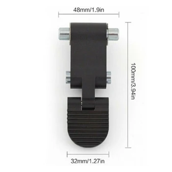 

1 Pair Aluminum Folding Assembly Replacement For Xiaomi Ninebot Segway ES2 ES4 Scooter Black Parts