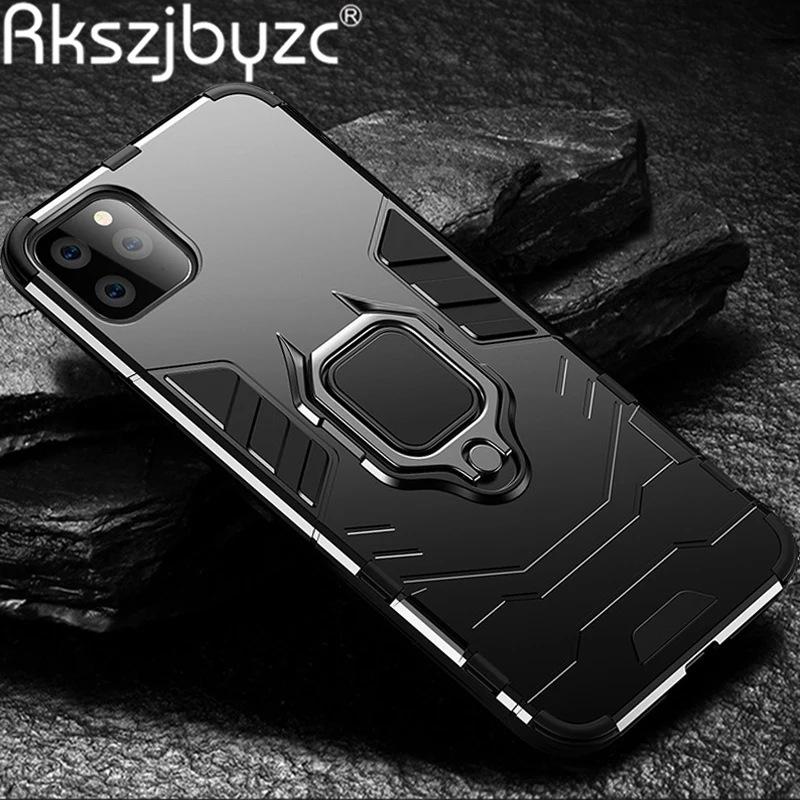 Противоударный защитный чехол для iPhone 11 Pro Max анти-осенняя задняя крышка телефона