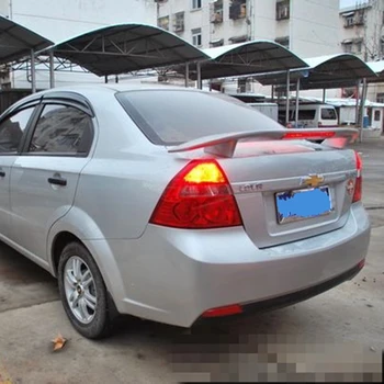 

UBUYUWANT For Chevrolet LOVA 2007-2011 Car Rear Trunk Spoiler ABS Material Primer Color Car Tail Wing Decoration For Lova