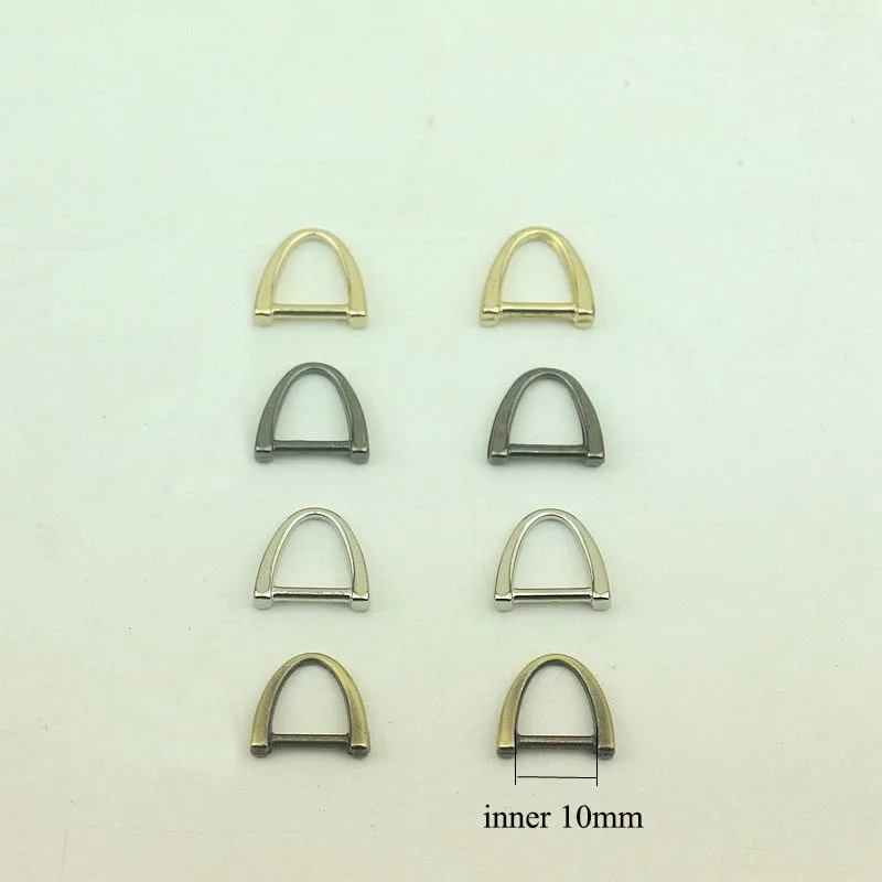 100Pcs 10mm O D Ring Metal Belt Buckles for Bags Strap Hanger Hook Buckle DIY Handbag Hardware Craft Sewing Accessories 10 50 pieces metal flat custom o ring bag buckles women handbag strap clothes decorative clasp loop diy hardware accessories